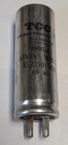 Kondensator 1000uF 63V elektrolyt TCC