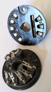 Rör hållare för 8 kontakter