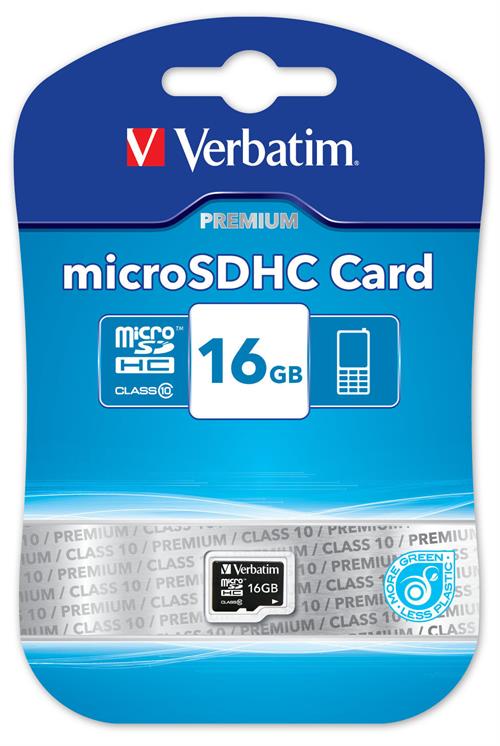 Micro SDHC kort, 16GB