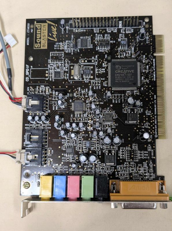 Soundblaster kort CT4830 Live