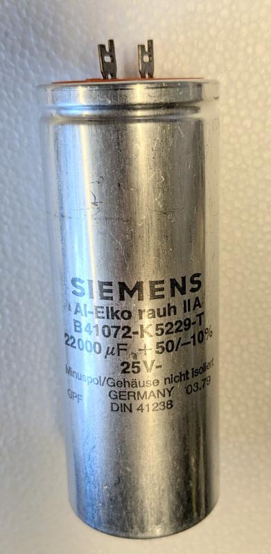 Kondensator 22000uF 16V SIMENS