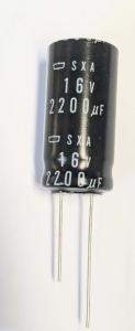 Kondensator 2200uF 16V  105 grader