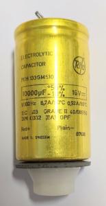 Kondensator 10000uF +50% -10% 16V Rifa