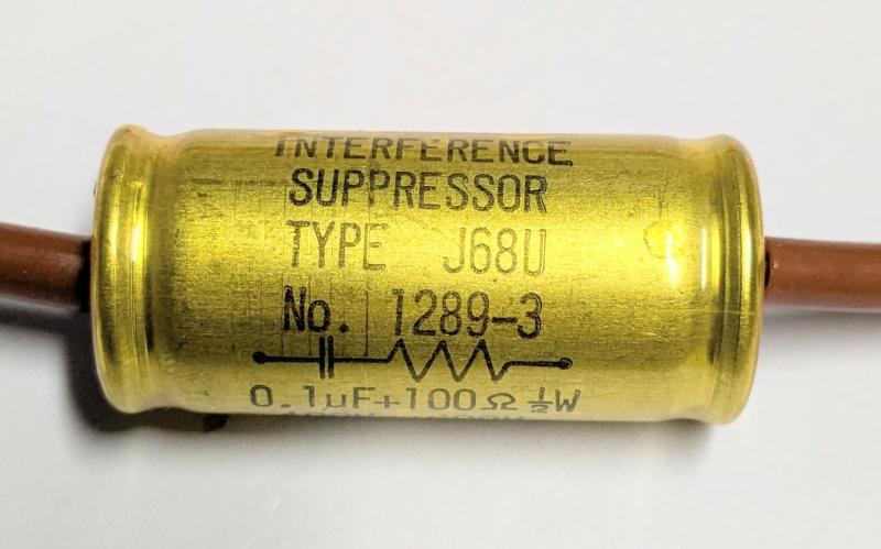 Kondensator 0,1uF+100 Ohm 400V/600V Jensen