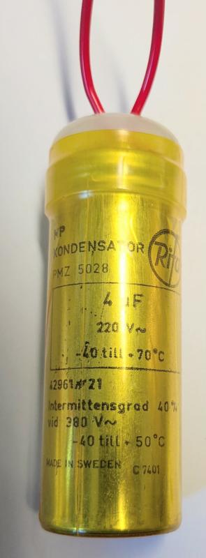 Kondensator 4uF 220V Rifa PMZ 5028