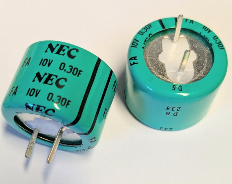 Kondensator 0,3F 10V NEC  Superkondensator  