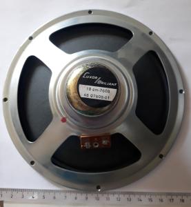 Högtalarelement Luxor Briljant 18cm-7608 NOS