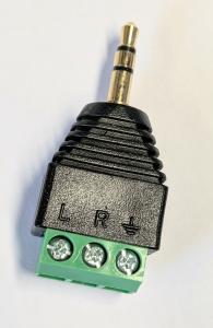 3,5mm 3 polig till skruvplint 