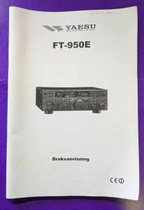 FT-950E Yaesu Bruksanvisning