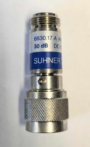 N kontakt Huber + Shuner 6830.17.A 30dB DC-12,4 GHz