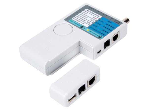 LAN-testare för USB-A, MINI-USB-B, BNC,RJ45 RJ12 RJ11 RJ10
