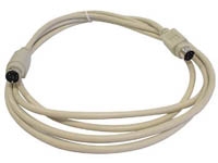6 pol mini-Din Han - Han  Kabel 2 Meter