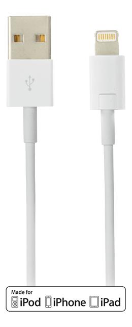 IPhone, ipad och iPod . Lightning Kabel, 1 Meter