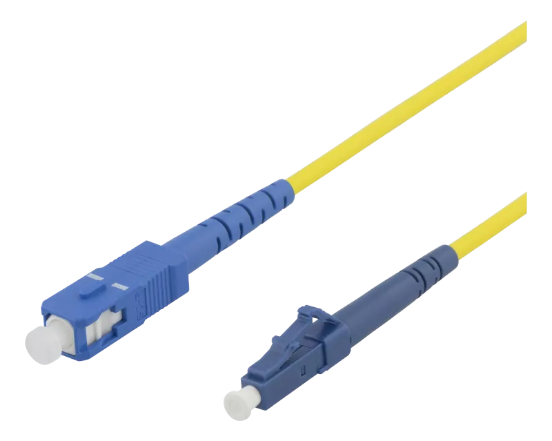 Optisk fiberkabel  LC - SC, 9/125, OS1/2, singlemode, LSZH 5 Meter