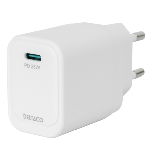Väggladdare 1x USB-C PD 20 W-port och PPS 25W