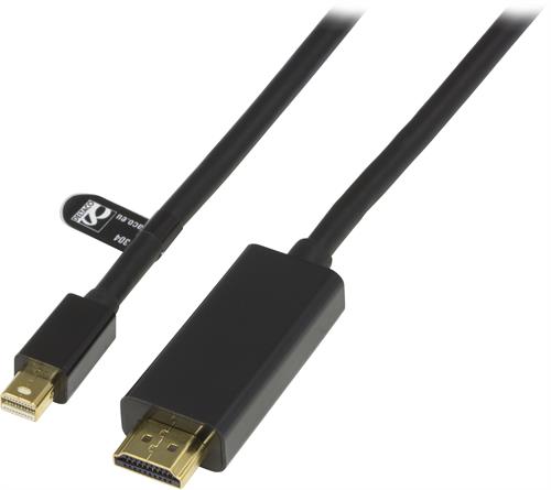 Mini DisplayPort till HDMI-monitorkabel med ljud