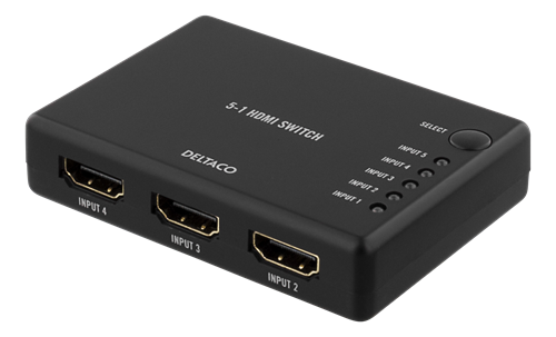 HDMI switch, 5 in - 1 ut