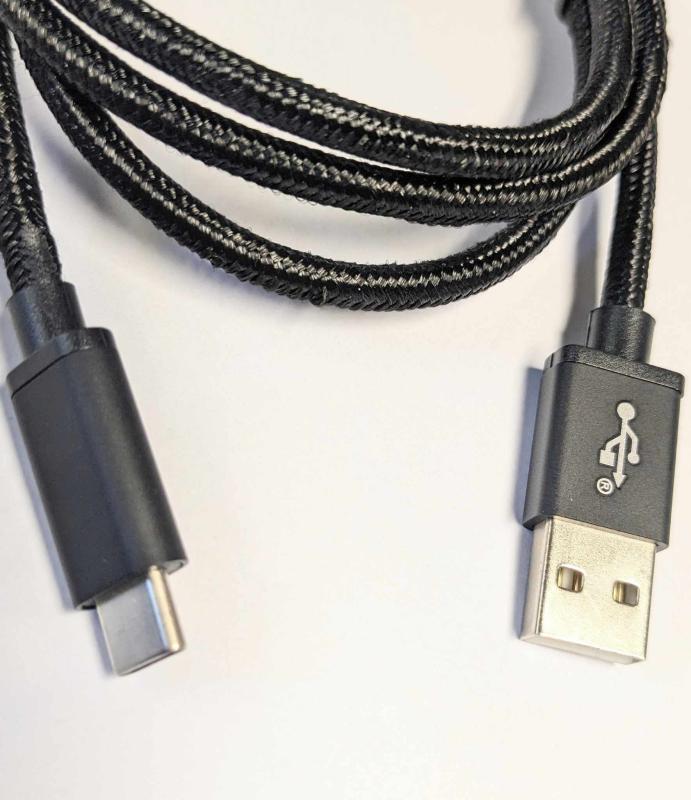 USB C - USB A han, USB 2.0 kabel