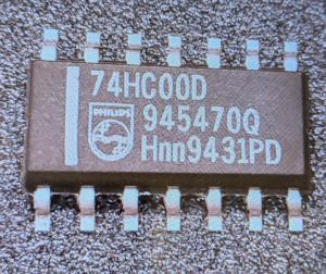 74HC00D Ytmonterad
