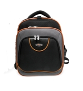 Ryggsäck för notebook, Svart-Grå-Orange