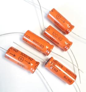 Kondensator 100uF 40V, Elektrolyt 5st