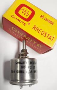 Rheostat 100 ohms 12½ Watt ( 12,5W ) OHMITE