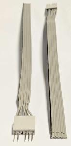 5 ledad EK kabel Till 6 pol Han 26cm Grå