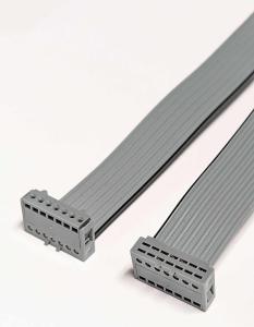 7 ledad EK kabel 7 pol Han Till 7 pol Han 40cm Grå