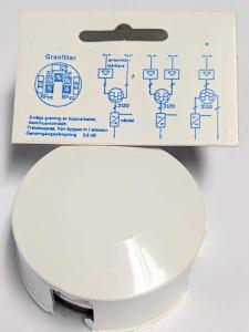 Grenfilter 2 vägs för koax , Parabol