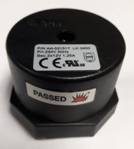 Transformator 2x12V 1,25A Torid NORATEL