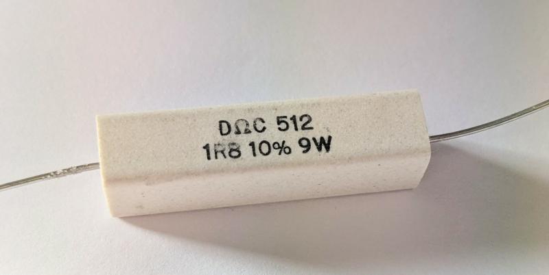  Motstånd 1,8 Ohm 9W 10%