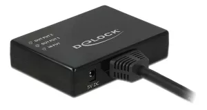 HDMI splitter, 1 in- 2 ut Delock