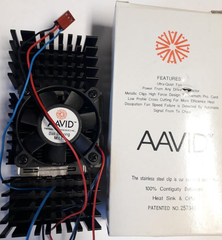 Fläkt, CPU cooler AAVID Med kylare