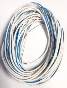 Kopplingstråd Vit/Blå FK 0,5 . 10 Meter