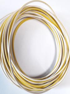 Kopplingstråd Gul/Vit FK 0,5 . 10 Meter