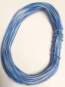 Kopplingstråd Blå/Vit EK 0,2 . 20 Meter 