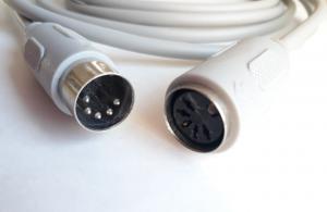 Din kabel 5 pol han till Hon , 2 Meter