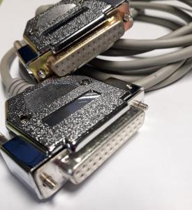 Seriell kabel DB25F till DB25F 3 Meter 