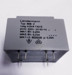 Transformator 9V - 0,25A