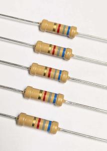 Motstånd 6,8 Kohm 1W 5%  5 st