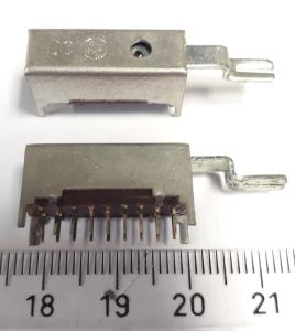 Tryckomkopplare återfjädrande  18stift 