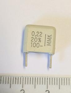 Kondensator 0,22uF 100V  20% MMK