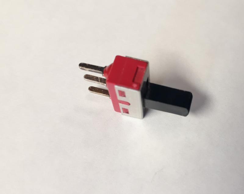 Skjutomkopplare 1Pol 2-Vägs