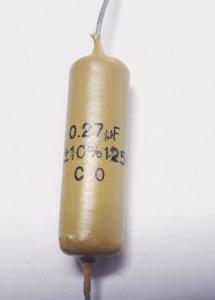Kondensator 0,27uF 125V 10%