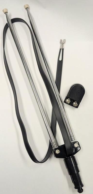 Teleskopantenn dubbel med bandkabel NOS