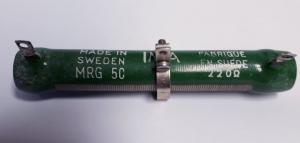Emaljerat trådmotstånd, MRG50 220 Ohm