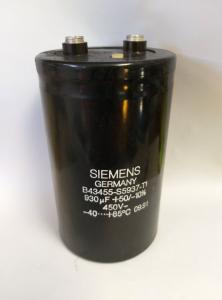 Kondensator  930uF 450V B43455-S5937-T1 SIEMENS