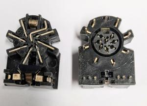 8 Polig Hon, DIN-kontakt  för inbyggnad NOS 