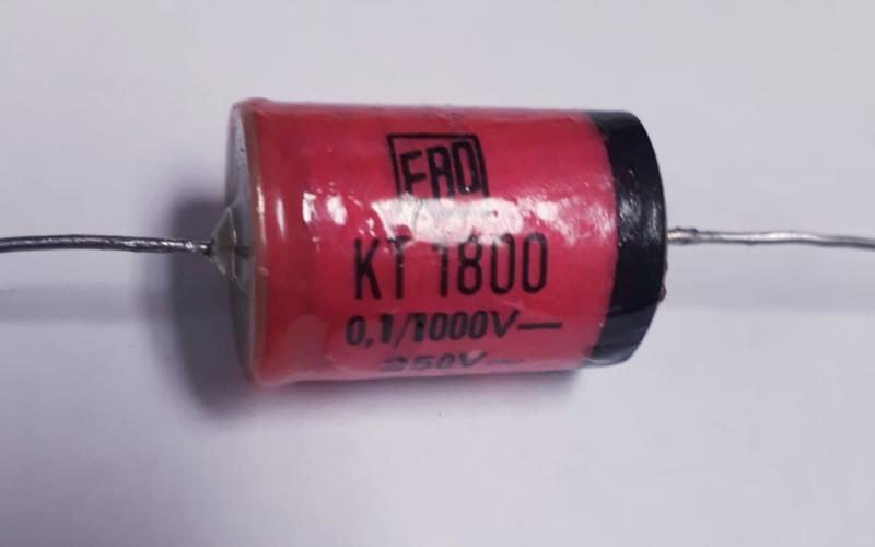 Kondensator  ERO KT 1800 0,1uF 1000V , NOS