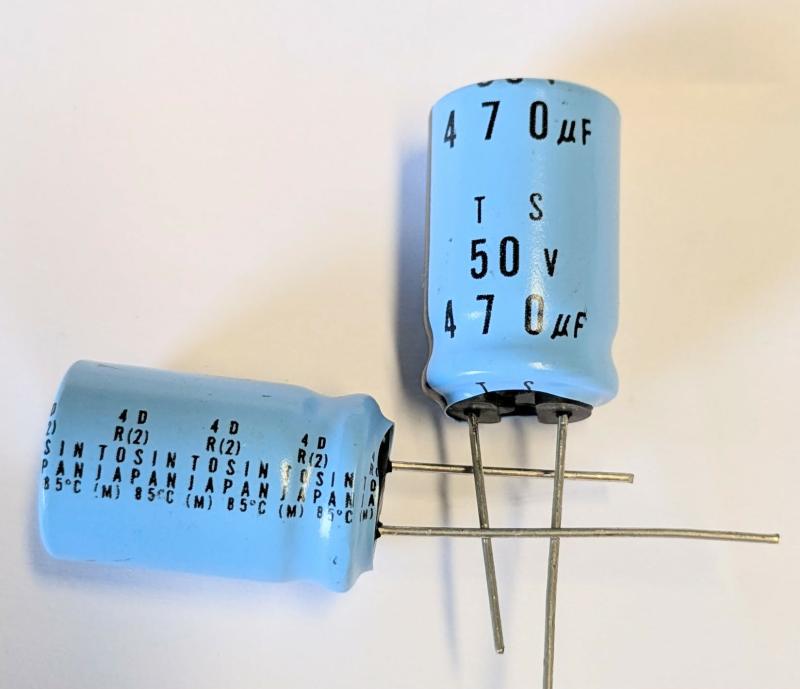Kondensator 470uF 50V  NOS